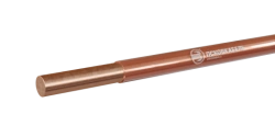 Round enamelled copper winding wire with two-layer polyester or polyetherimide based insulation, with floor coating