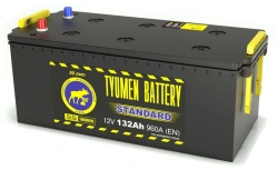 Accumulator lead starter battery TYUMEN BATTERY 6ST-132L STANDARD