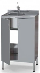 Bollard with sink and mixer tap "KCm/Nzh 2-01.1 m-8/s"