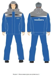 Special men's and women's clothing for Transneft employees for protection against general industrial pollution and mechanical ef