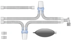 Respiratory devices for joint use with anaesthetic and resuscitation equipment, version: p