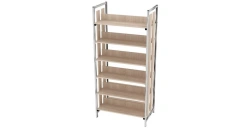 Double-sided library shelving unit 900x520x1910mm (WxHxH)
