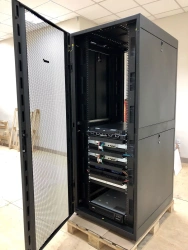 Lower level monitoring server cabinet of "PRANA" prognostics and remote monitoring system.