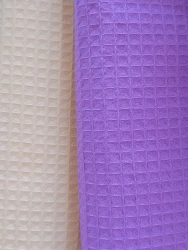 Cotton waffle weave towelling fabric art. 11C2F3 smooth-dyed, h.pl. 178 g/sq.m, width 150 cm, 100% cotton