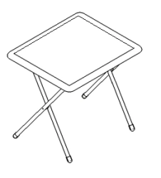 Folding children's table model SSD.33-03