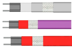 Self-regulating heating cables of ????, ????, ???? types with kits