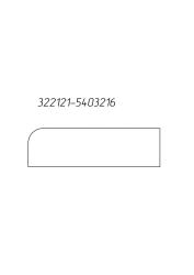 Fixed glass GAZ 322121-5403216