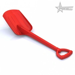 Shovel 70cm red