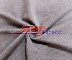 Mixed melange knitted fabric (XL-46%, PE-46%, PU-8%), pressed regular fang.