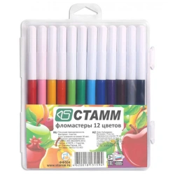 Crayons "Summer Fruit", 12 colours. , flushable, plastic case, Europodweight