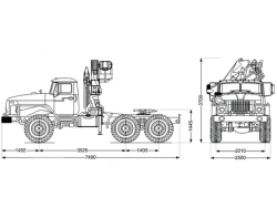 Tractor truck with CMU (version with CMU: ANT 1.8-2, ANT 2.5-2, ANT 4.4-1, ANT 5-2, ANT 7.5-2, ANT 8.5-2, ANT 10LM, ANT 12-2, AN