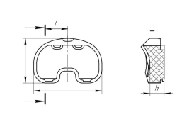 Tibial insert size/thickness: 2/16,5 mm. Item 13.02.165