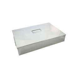 Container for medical instruments with lid KMIK-MEDICON