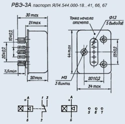 Time relay RVE3A