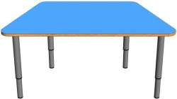 Children's table adjustable