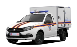 Vehicle for emergency services type N1DG modification N1DGAS on the basis of base vehicle VIS 2349 of modification 234960