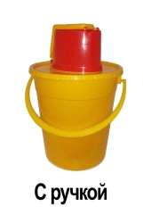 Container for collection, storage, transport and disposal of barbed-cutting waste MK-01-SK according to TU 9398-001-44941910-201