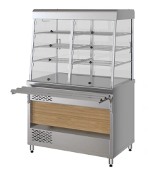 Refrigerated display counter PVCE11-02 (with decor and illumination of the front panel)