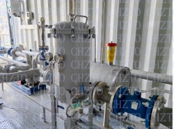 MKT pump-filtration module for receiving, discharging, draining, aviation paraffin TS-1