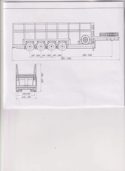 Semi-trailer panel carrier PP-1-4
