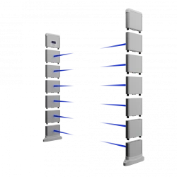 Metal detector prefabricated monopanel RADARPLUS Model RCT02