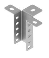 Ceiling bracket PSC, with overall dimensions 48x110 mm, metal thickness from 2,0 mm to 3,0 mm, hot-dip galvanised steel.