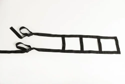 Ladder for lifting a patient with soft rungs
