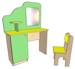 Hairdresser's one-room table FN.MDU.01.40.00.00.00.00