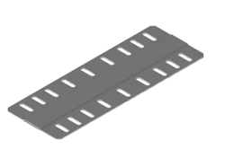Joint plate ONL LS 000x00, with overall dimensions from 85 mm to 585 mm, 1.5 mm thick, hot-dip galvanised steel