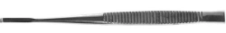 23-105-03 Chisel with fluted handle flat "Partsch"