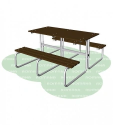 Table with benches (FSF plywood) Romana 302.06.00
