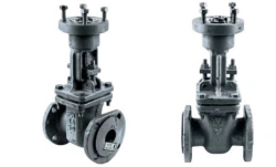 Steel wedge gate valve with sliding spindle under drive RN 1,6 MPa DN 50