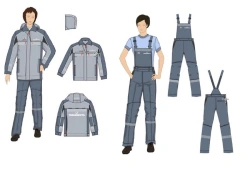 Women's sets for ITR (jacket, overalls) special for the employees of the organisations of the system "Transneft" for protection