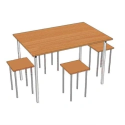 Dining room table + 4 stools