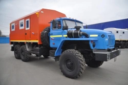 Mobile workshop, Mobile laboratory, Cargo-passenger vehicle, mark UZST, type UZST01, modification 5860-45 on sha