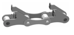 Long-link roller chain for conveyors and elevators TRD-38-5600-2-2-2-6-6