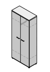 Wardrobe. Set of furniture "Grand"