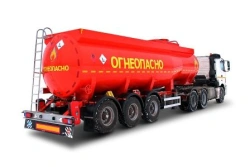 Semi-trailer-tanker PPCN-968810-26 for dark oil products transportation