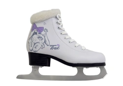 TREK Rabbit Fur figure skates
