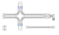 Respiratory devices for joint use with anaesthetic and resuscitation equipment, version: p