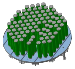 Separation stage with direct centrifugal filter elements SPTSFE