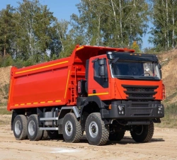 SPECIALISED, DUMP TRUCK AMT N.V. 752900, Wheel arrangement 8x8 (Russian components: Cab 5801306459, Frame