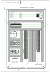 Cabinet of general station controller on the basis of PLC ABAK PKB.289006.000-11