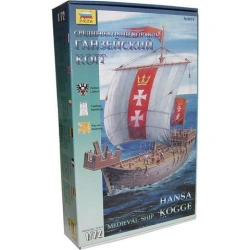 Assembled model "Hanseatic Kogg"
