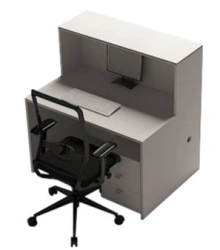 Universal 1400 C barrier, marking "MS FURNITURE"