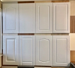 Fronts (doors) for furniture of "Edelwood" trade mark