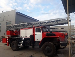 43443D fire ladder AL-17...30 (43206), type 4344-06, modifications 4344V6, on chassis of Ural 43206-6151-71, 43206-6151-73 modif