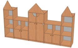 Shelf "Castle". Model: S-Z
