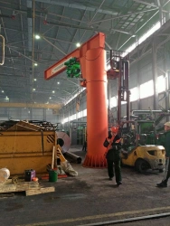 Explosion-proof column mounted jib crane, model KKM W-Q-L/H-Y E