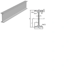 I-beams with slope of inner edges of flanges No.19 09G2SD, 12G2FD, 09G2S